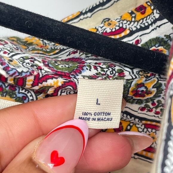 Express Precision Fit Men’s Multicolor Paisley Collared Button Front Shirt Large - Picture 10 of 12